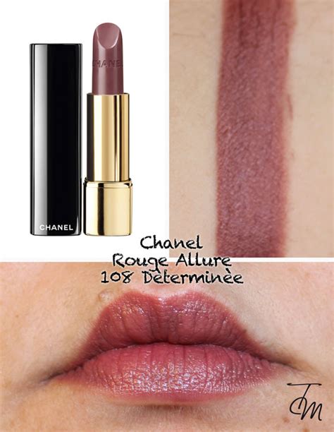 chanel rouge allure lipstick 108 determinee|More.